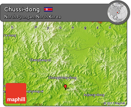 Physical Map of Chussi-dong