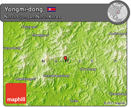 Physical Map of Yongmi-dong