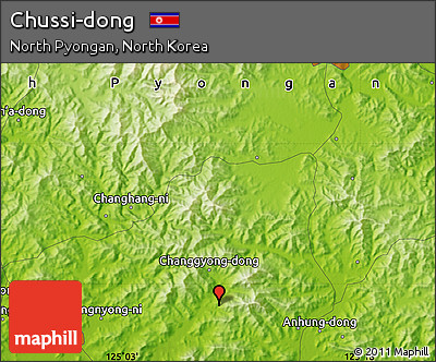 Physical Map of Chussi-dong