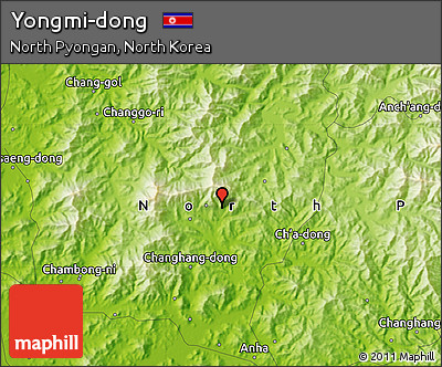 Physical Map of Yongmi-dong