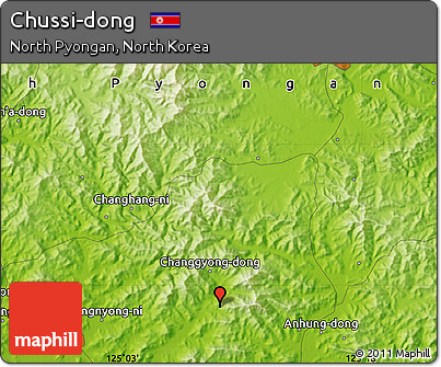 Physical Map of Chussi-dong