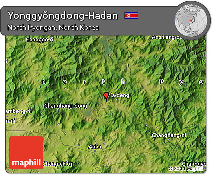 Satellite Map of Yonggyŏngdong-Hadan