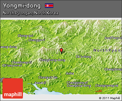 Physical Panoramic Map of Yongmi-dong
