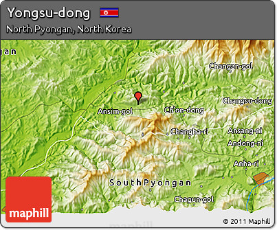 Physical 3D Map of Yongsu-dong