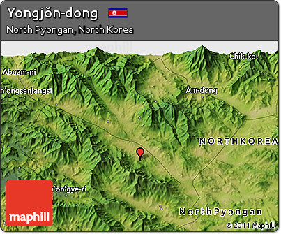Satellite 3D Map of Yongjŏn-dong