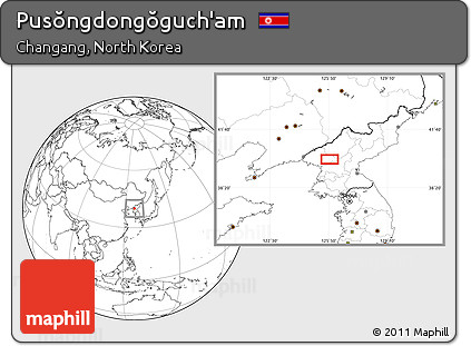 Blank Location Map of Pusŏngdongŏguch'am