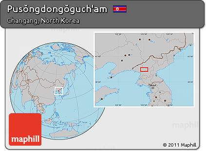 Gray Location Map of Pusŏngdongŏguch'am