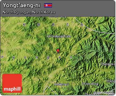 Satellite Map of Yongt'aeng-ni