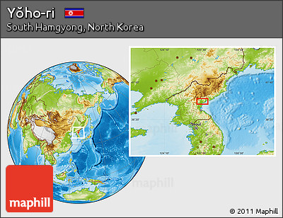 Physical Location Map of Yŏho-ri