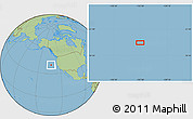 Savanna Style Location Map of the area around 39° 57' 6" N, 132° 31' 30" W