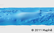 Physical Panoramic Map of the area around 39° 57' 6" N, 134° 13' 29" W