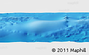 Shaded Relief Panoramic Map of the area around 39° 57' 6" N, 134° 13' 29" W