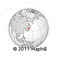 Outline Map of the Area around 39° 57' 6" N, 136° 55' 30" E, rectangular outline