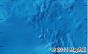 Physical Map of the area around 39° 57' 6" N, 151° 13' 29" W