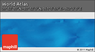 Physical Panoramic Map of the Area around 39° 57' 6" N, 161° 34' 29" E