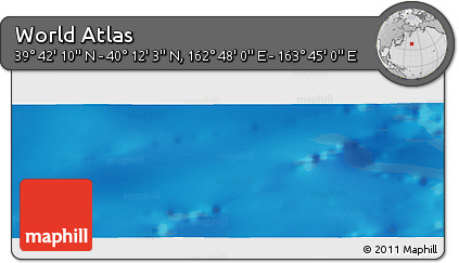 Physical Panoramic Map of the Area around 39° 57' 6" N, 163° 16' 30" E