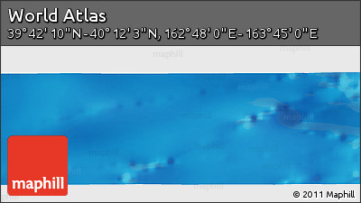 Physical Panoramic Map of the Area around 39° 57' 6" N, 163° 16' 30" E