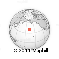 Outline Map of the Area around 39° 57' 6" N, 167° 22' 30" W, rectangular outline