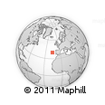 Outline Map of the Area around 39° 57' 6" N, 16° 4' 29" W, rectangular outline