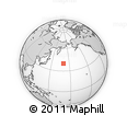 Outline Map of the Area around 39° 57' 6" N, 170° 4' 29" E, rectangular outline