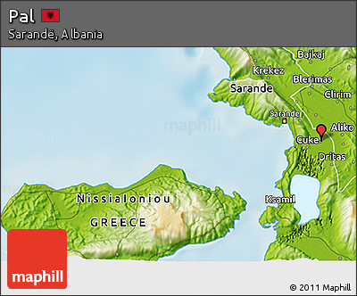 Physical 3D Map of Pal