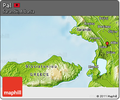 Physical 3D Map of Pal