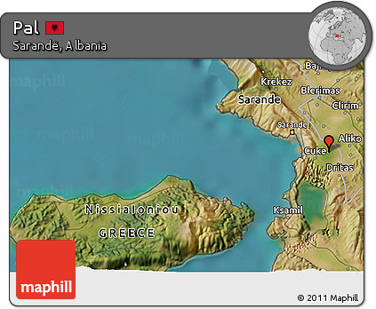 Satellite 3D Map of Pal