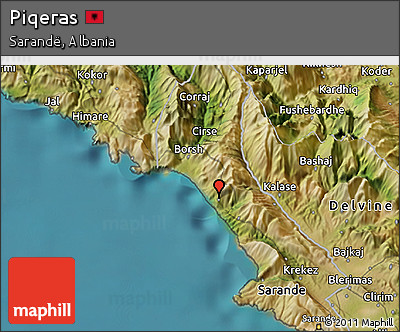 Satellite 3D Map of Piqeras