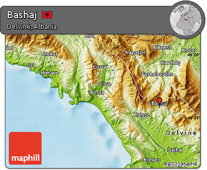 Physical Map of Bashaj