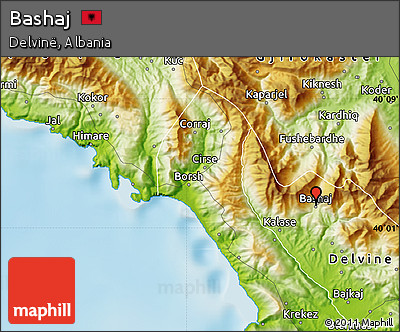 Physical Map of Bashaj
