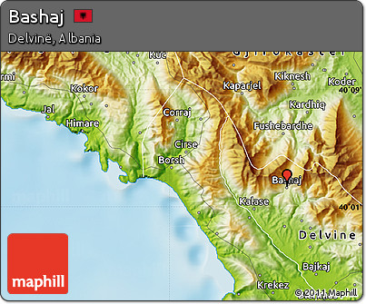 Physical Map of Bashaj