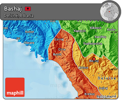 Political Map of Bashaj