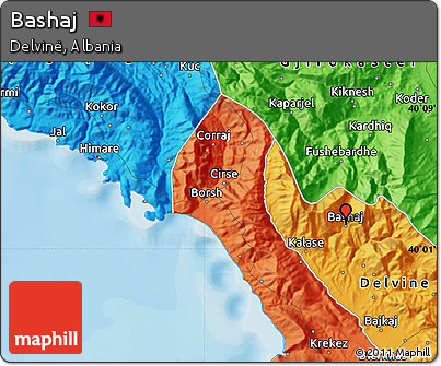 Political Map of Bashaj