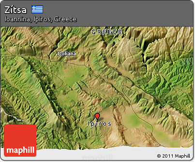 Satellite 3D Map of Zítsa