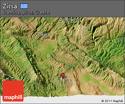 Satellite 3D Map of Zítsa