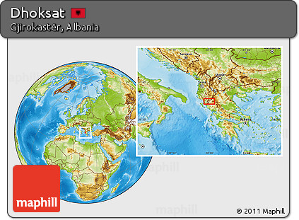 Physical Location Map of Dhoksat