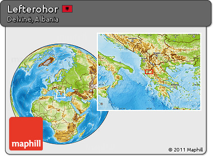 Physical Location Map of Lefterohor