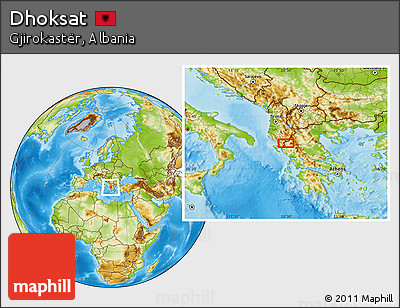 Physical Location Map of Dhoksat