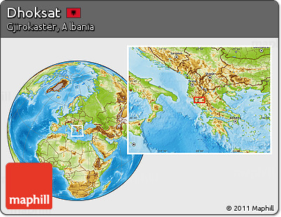 Physical Location Map of Dhoksat