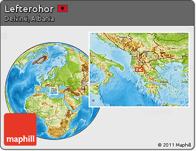 Physical Location Map of Lefterohor