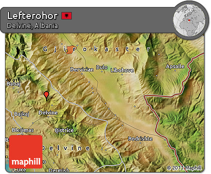 Satellite Map of Lefterohor