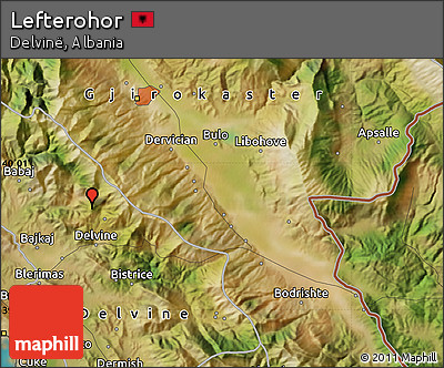 Satellite Map of Lefterohor