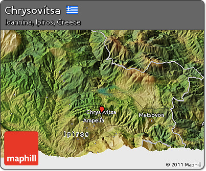 Satellite 3D Map of Chrysovítsa