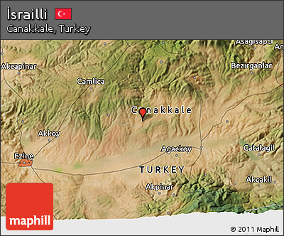 Satellite 3D Map of İsrailli