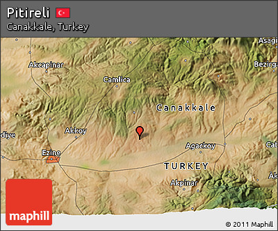 Satellite 3D Map of Pitireli
