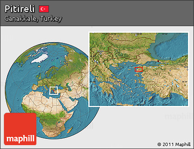 Satellite Location Map of Pitireli