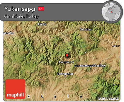 Satellite Map of Yukarışapçı