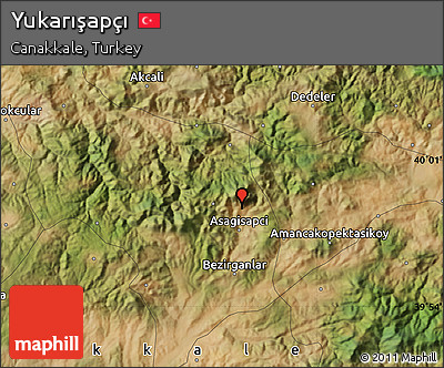 Satellite Map of Yukarışapçı