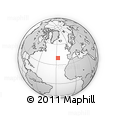 Outline Map of the Area around 39° 57' 6" N, 27° 7' 30" W, rectangular outline