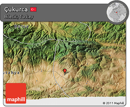 Satellite 3D Map of Çukurca